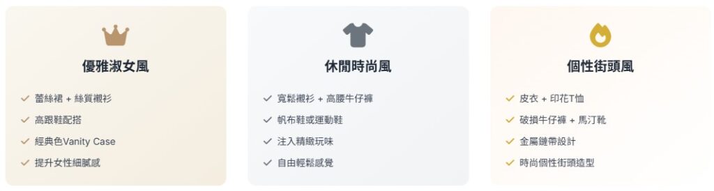 Chanel 化妝包風格搭配